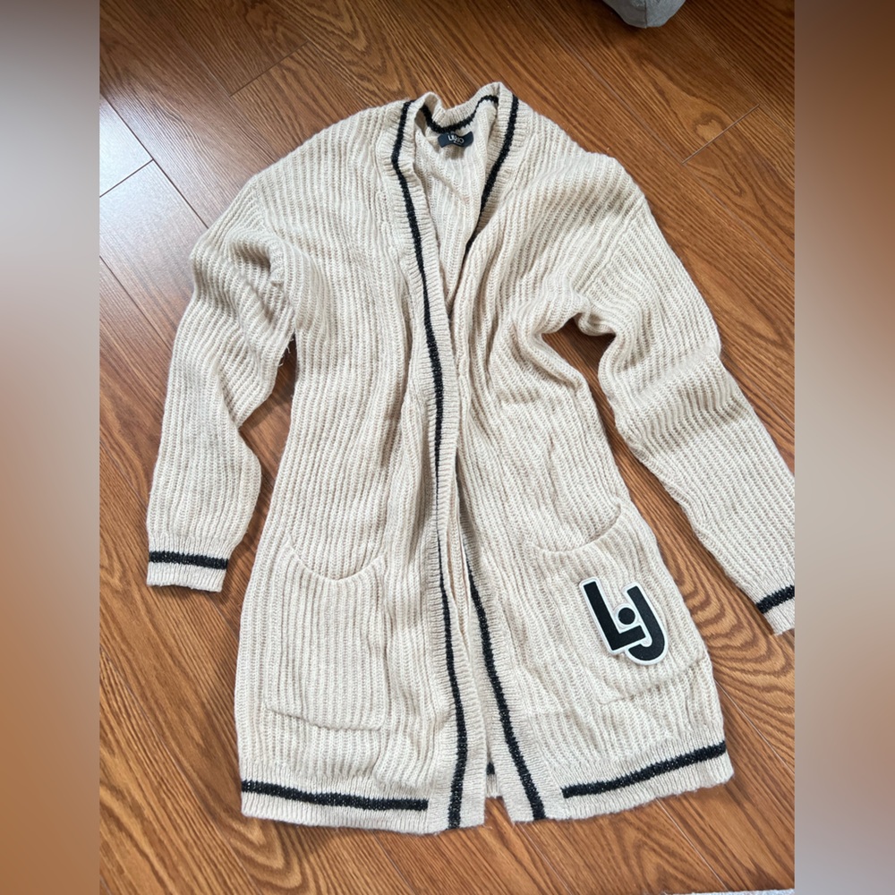 Liu Jo Cream and Black Women's Sweater